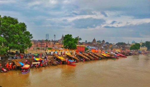 Ghats on Sarayu River ayodhya